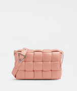 Peachy Padded Cassette Leather Bag - Leather Women's Handbag - Bagsfits