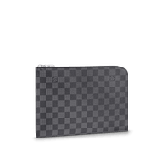 Pochette Jour Pm Damier Graphite - Leather Men's Wallet