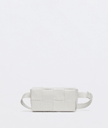 White Cassette Leather Bag - Leather Men's Handbag - Bagsfits