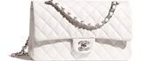 Grained Shiny Calfskin Classic Handbag - Leather Women's Handbags - Bagsfits