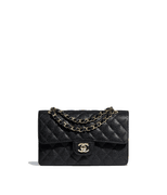 Grained Calfskin Small Classic Handbag - Leather Women's Handbags - Bagsfits