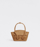 Caramel Arco Leather Bag - Leather Women's Handbag - Bagsfits