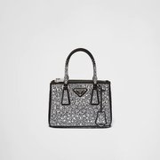 PRD Galleria Satin Mini-Bag With Crystals - Leather Women's Handbag - Bagsfits