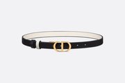 Black & Latte 30 Montaigne Reversible Belt - Leather Women Belt