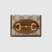 Brown GG Horsebit 1955 Wallet - Leather Women's Wallet - Pursefit