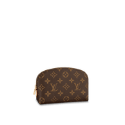 Cosmetic Pouch Monogram Canvas - Leather Women's Pouch