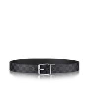 Damier Print 40mm Reversible Belt Damier Graphite Canvas - Leather Men's Belts - Bagsfits