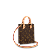 Monogram Petit Sac Plat - Leather Women's Handbag