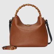 Cuir Leather GG Diana Medium Shoulder Bag - Leather Women's Bag - Bagsfits