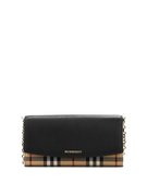 Black 'Horseferry' Wallet On Chain - Leather Women's Bag - Bagsfits