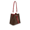 Monogram Canvas and Leather Handbag NeoNoe - Crossbody Bucket Bag