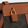 Tan Teen Cabas De France In Triomphe Canvas And Calfskin - Leather Women's Handbag - Bagsfits