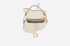 Latte Grained Calfskin Saddle Bag - Women’s Leather Bag