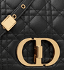 Black Supple Cannage Medium Caro Bag - LEATHER WOMEN'S CROSSBODY BAG