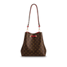 Monogram Canvas and Leather Handbag NeoNoe - Crossbody Bucket Bag