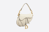 Latte Grained Calfskin Saddle Bag - Women’s Leather Bag