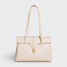Ivory Medium Soft 16 Bag In Smooth Calfskin - Leather Women's Handbag - Bagsfits