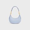 Arctic Blue Medium Strap Ava Bag In Smooth Calfskin - Leather Women's Handbag - Bagsfits