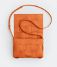 Burned Orange Cassette Leather Bag - Leather Women's Handbag - Bagsfits