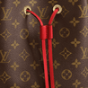 Monogram Canvas and Leather Handbag NeoNoe - Crossbody Bucket Bag