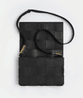 Black Cassette Leather Bag - Leather Women's Handbag - Bagsfits
