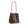 Monogram Canvas and Leather Handbag NeoNoe - Crossbody Bucket Bag