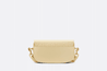 Pale Yellow Box Calfskin Bobby East West Bag - Leather Women's Handbag - Bagsfits