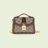 Brown Ophidia GG Mini Shoulder Bag - Leather Women's Handbag - Bagsfits