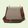 Beige & Ebony GG Blondie Medium Bag - Leather Women's Handbag - Bagsfits