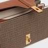Beige Teen Soft 16 In Tweed And Calfskin - Leather Women's Handbag - Bagsfits