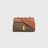 Beige Teen Soft 16 In Tweed And Calfskin - Leather Women's Handbag - Bagsfits