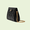 Black GG Matelassé Leather Shoulder Bag - Leather Women's Handbag - Bagsfits