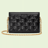 Black GG Matelassé Leather Shoulder Bag - Leather Women's Handbag - Bagsfits