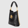 Black Small GG Shoulder Bag - Leather Women's Handbag - Bagsfits