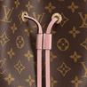 Monogram Canvas and Leather Handbag NeoNoe - Crossbody Bucket Bag
