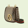 Beige & Ebony GG Blondie Medium Bag - Leather Women's Handbag - Bagsfits