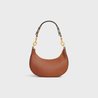 Tan Medium Ava Strap Bag In Smooth Calfskin - Leather Women's Handbag - Bagsfits