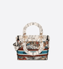 Latte Multicolor Medium Lady D-Lite Bag - Leather Women's Handbag - Bagsfits