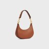 Tan Medium Ava Strap Bag In Smooth Calfskin - Leather Women's Handbag - Bagsfits