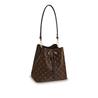 Monogram Canvas and Leather Handbag NeoNoe - Crossbody Bucket Bag