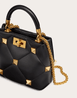Small Roman Stud The Handle Bag in Nappa - Leather Women's Handbag - Bagsfits