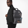 Discovery Backpack Damier Graphite Canvas Leather Bag - Leather Men's Handbag - Bagsfits