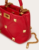 Small Roman Stud The Handle Bag in Nappa - Leather Women's Handbag - Bagsfits