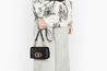 Black Supple Cannage Calfskin Small Caro Bag - Women’s Leather Bag