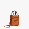 Mini Sunshine Shopper Bag - Leather Women's Handbag - Bagsfits
