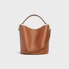 Tan Bucket 16 Bag In Smooth Calfskin - Leather Women's Handbag - Bagsfits