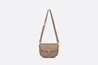 Warm Taupe Grained Calfskin Medium Bobby Bag - Leather Women's Handbag - Bagsfits