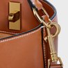Tan Bucket 16 Bag In Smooth Calfskin - Leather Women's Handbag - Bagsfits