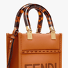 Mini Sunshine Shopper Bag - Leather Women's Handbag - Bagsfits