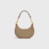 Green Medium Strap Ava Bag In Textile And Calfskin - Leather Women's Handbag - Bagsfits